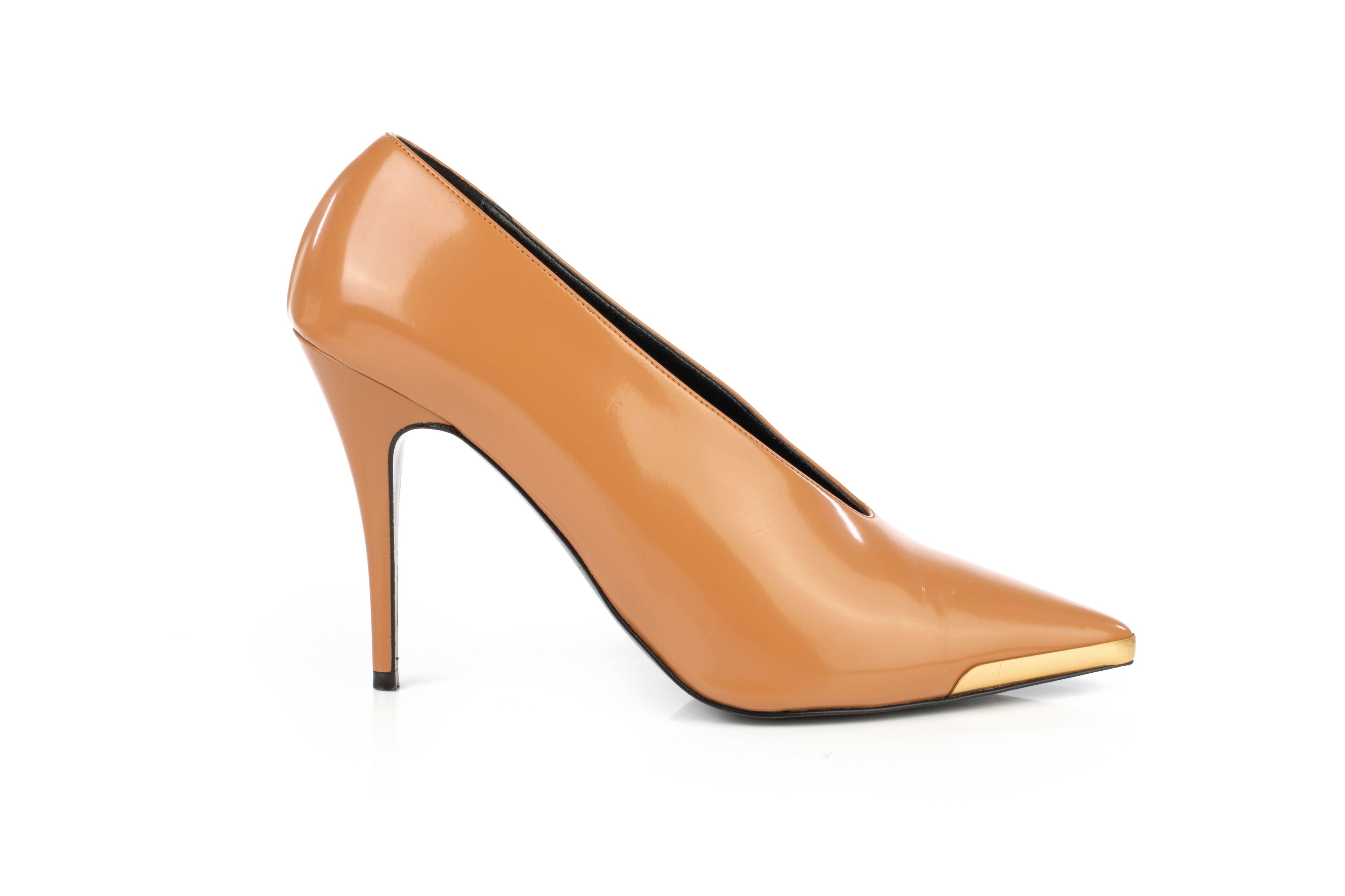 Stella McCartney High Vamp Pointed Toe Pump