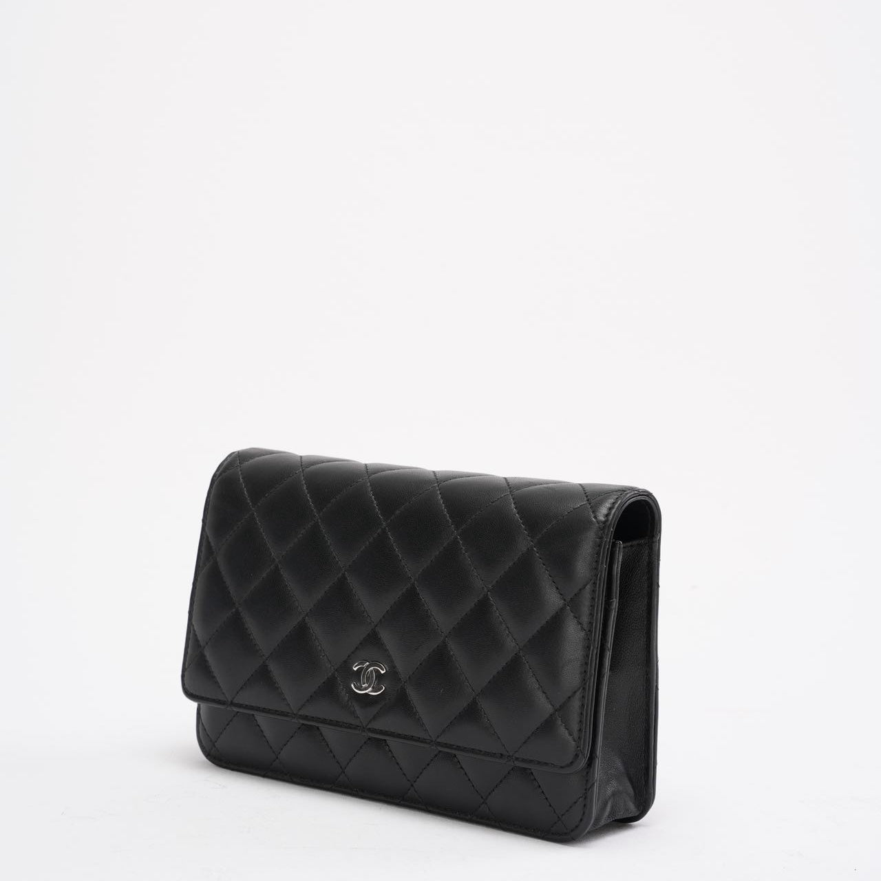 Chanel Black Classic Wallet on Chain (WOC) 2018