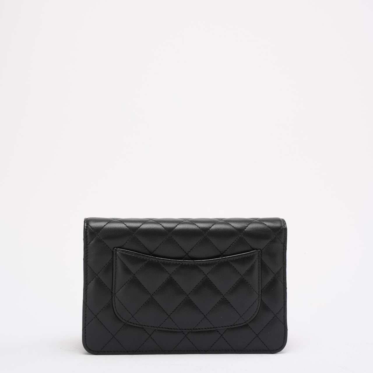 Chanel Black Classic Wallet on Chain (WOC) 2018