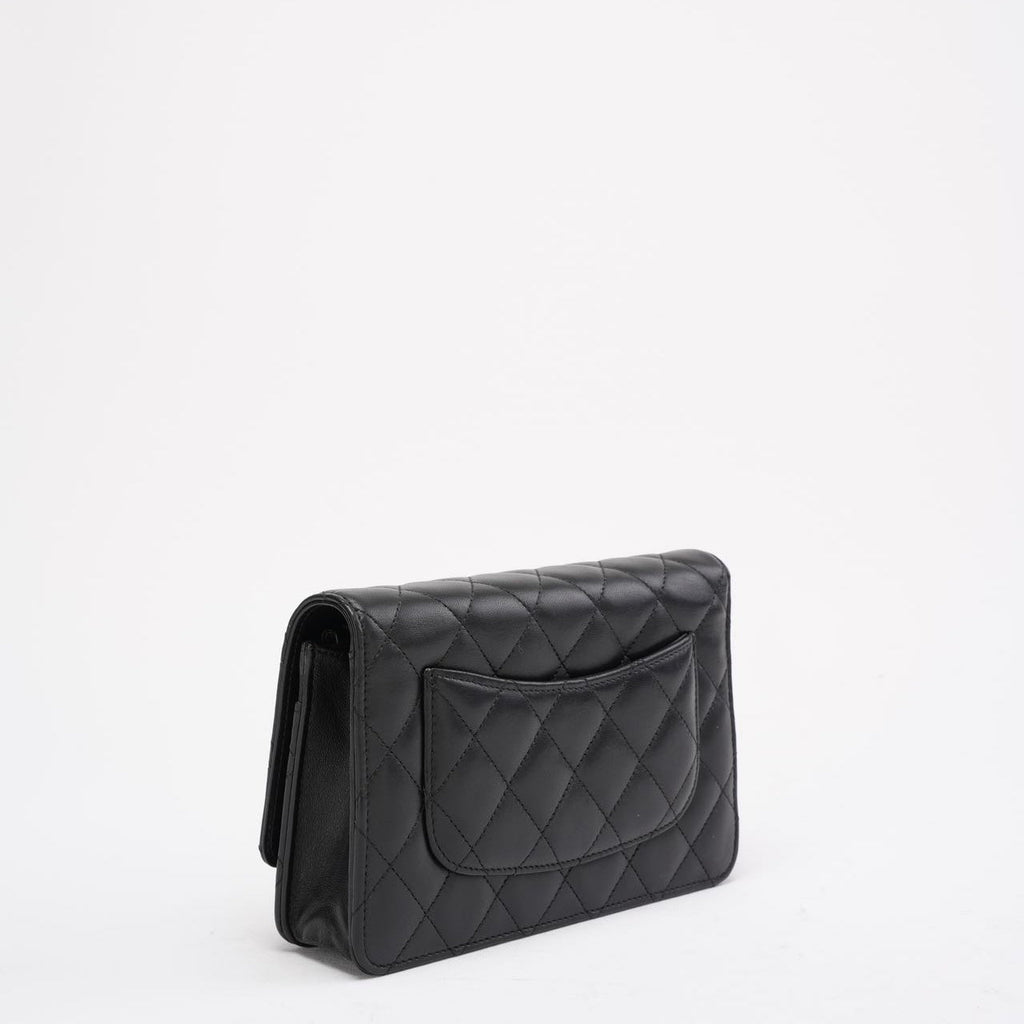 Chanel Black Classic Wallet on Chain (WOC) 2018