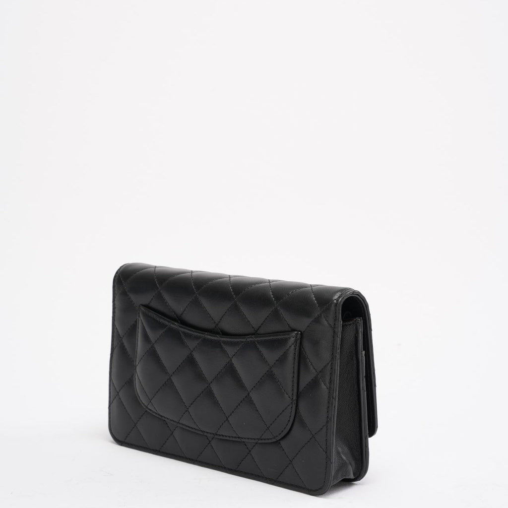 Chanel Black Classic Wallet on Chain (WOC) 2018