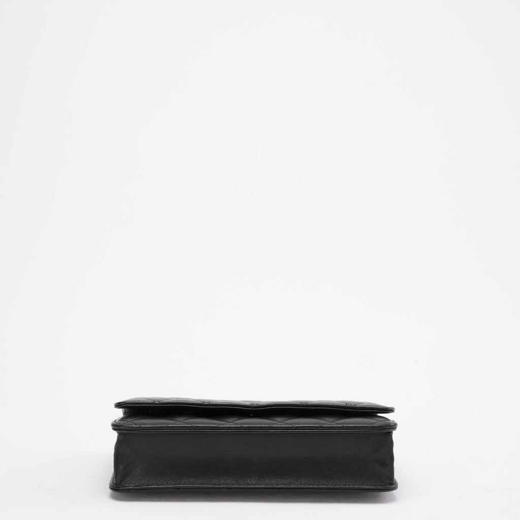 Chanel Black Classic Wallet on Chain (WOC) 2018