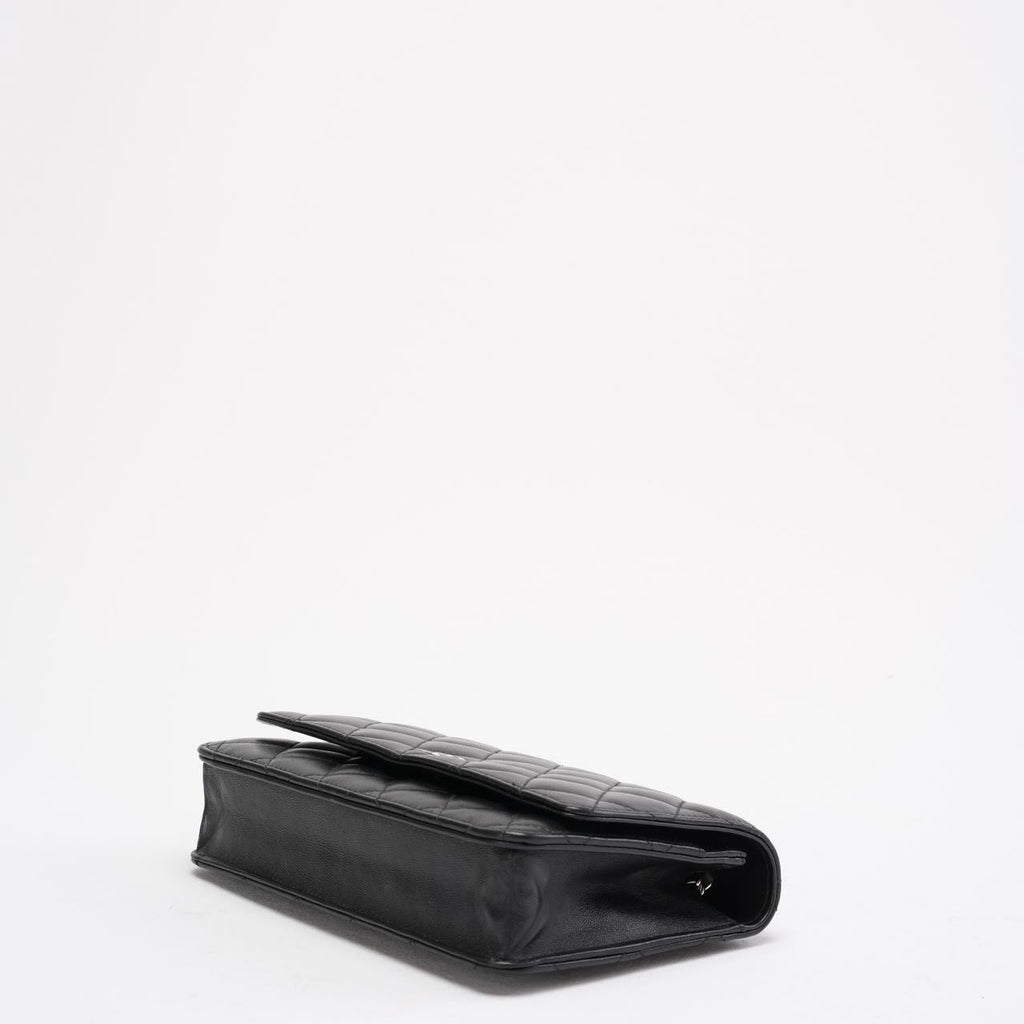 Chanel Black Classic Wallet on Chain (WOC) 2018