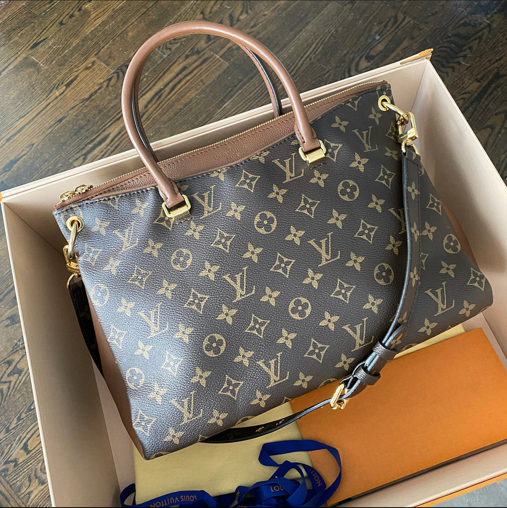 Louis Vuitton Monogram Canvas Pallas Full Noisette Brown