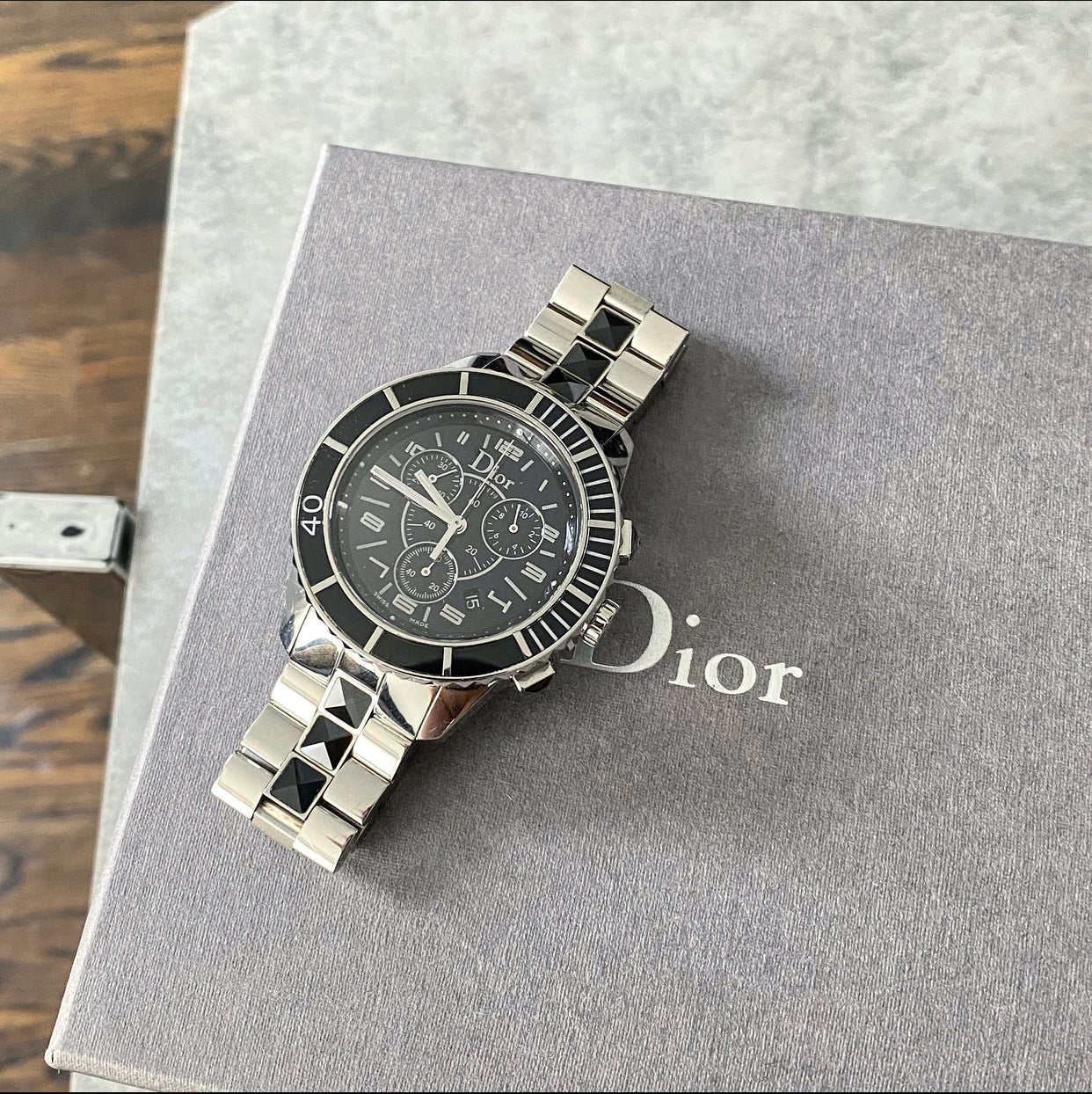Dior Christal 40mm Stainless Watch - CD114317