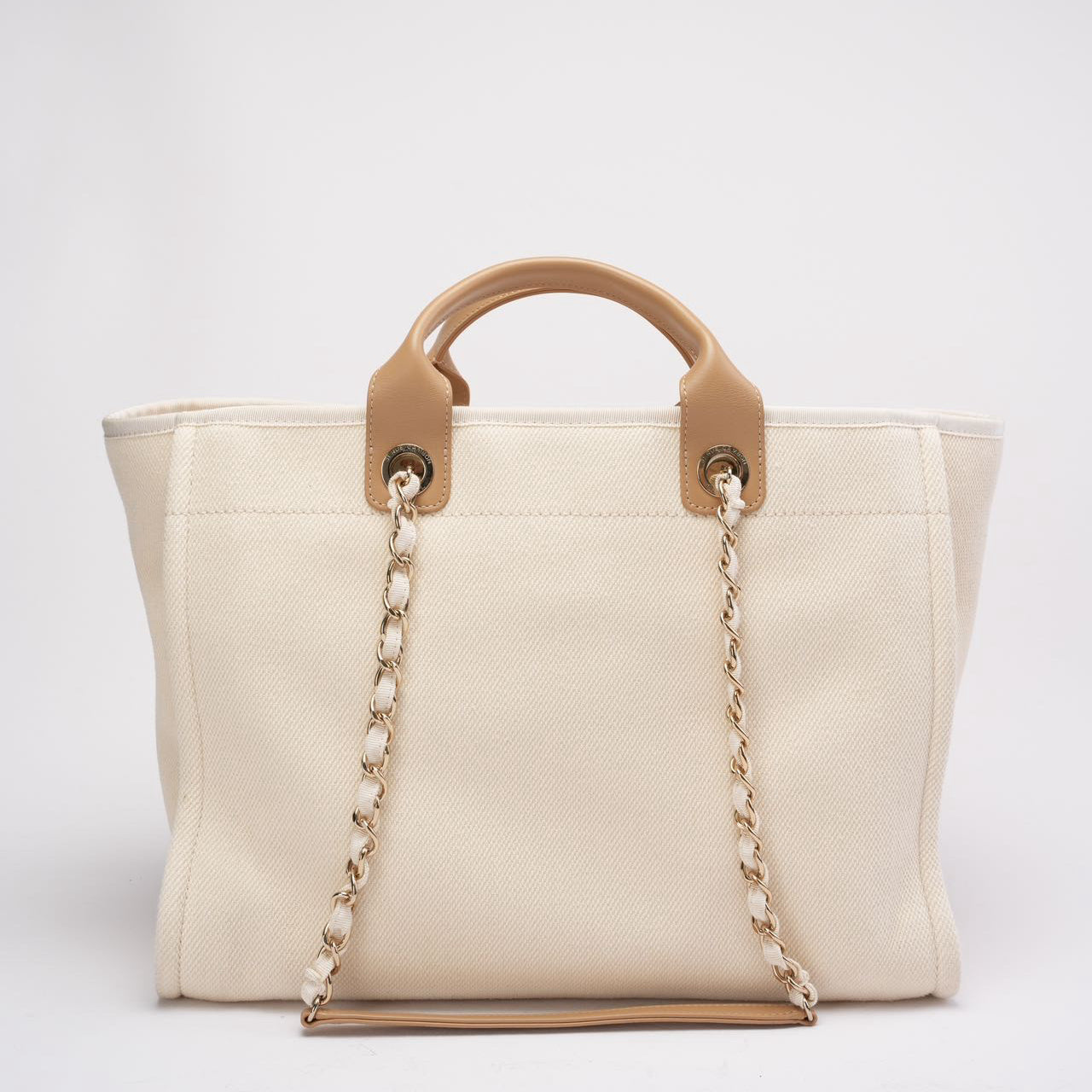 Chanel White Large Pearls Deauville Shopping Tote 2020
