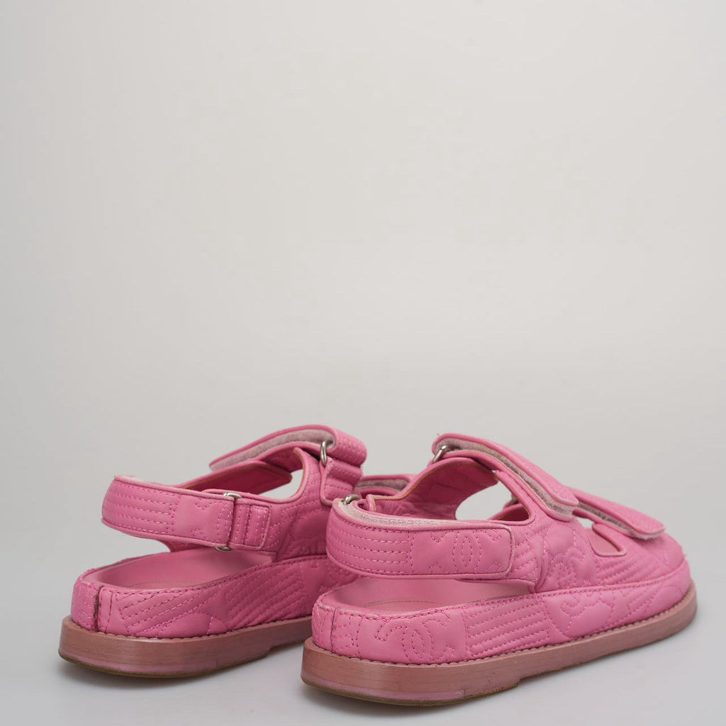 Chanel Coco Mark Dad Sandals Size 35.5