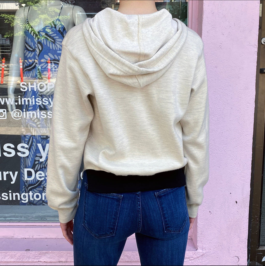Louis Vuitton Light Beige Monogram Silk Hoodie - S (4/6)