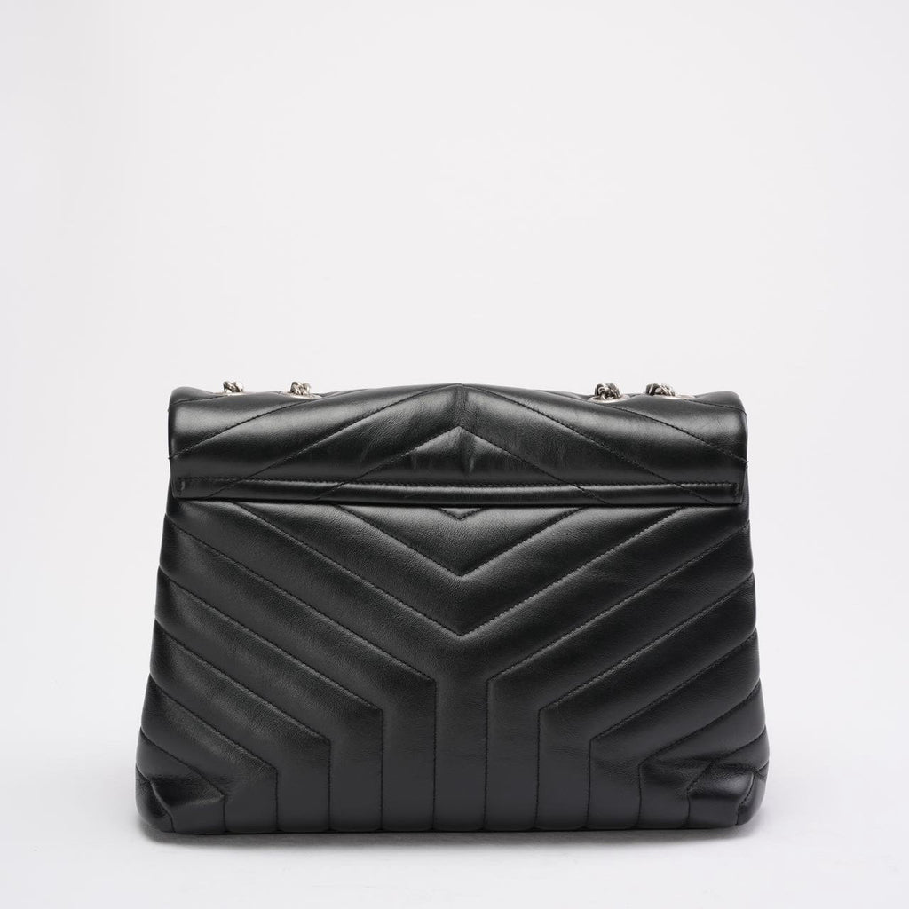 Saint Laurent Black Loulou Medium Shoulder Bag 2021