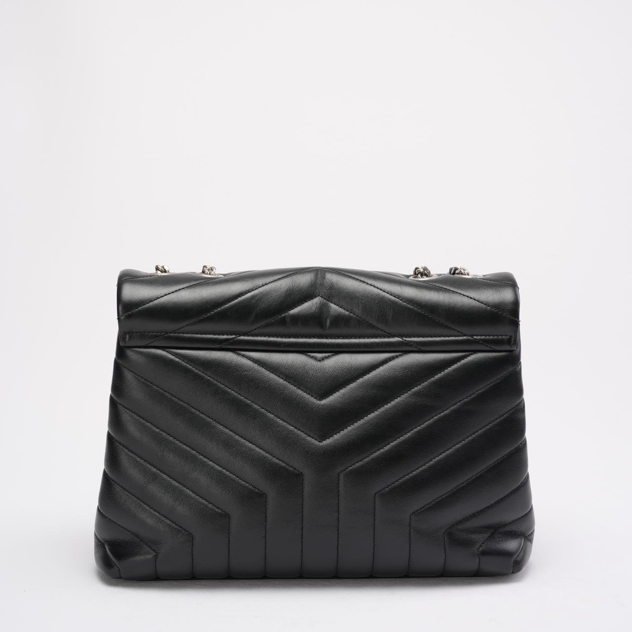 Saint Laurent Black Loulou Medium Shoulder Bag 2021