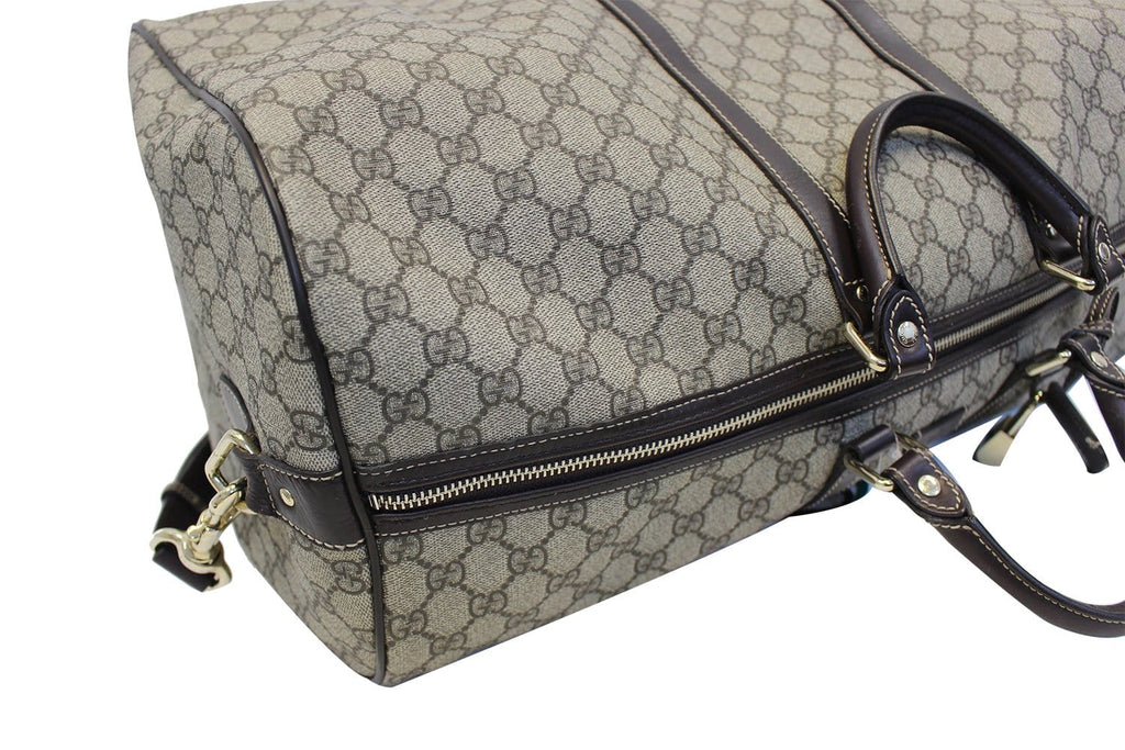 GUCCI GG Plus Large carry-on Duffle Shoulder Bag 206500