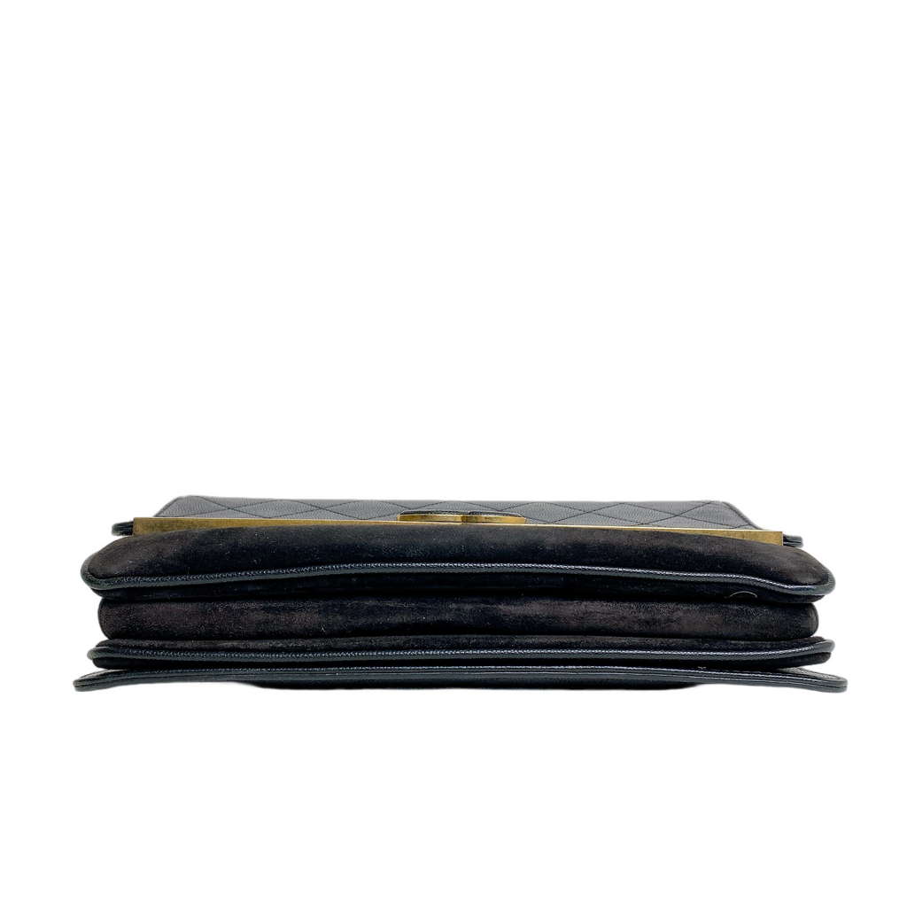 CHANEL LADY COCO FLAP BAG  IN BLACK