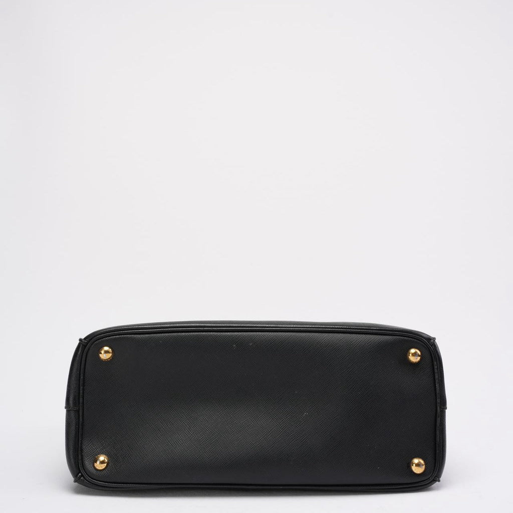 Prada Black Galleria Tote Bag Saffiano Leather