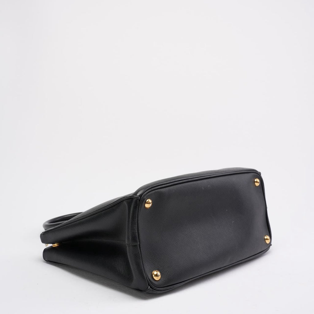 Prada Black Galleria Tote Bag Saffiano Leather
