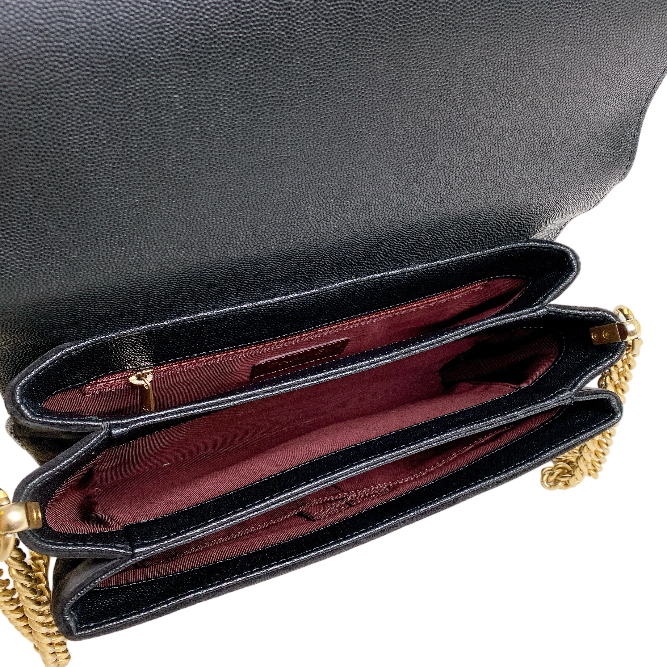 CHANEL LADY COCO FLAP BAG  IN BLACK