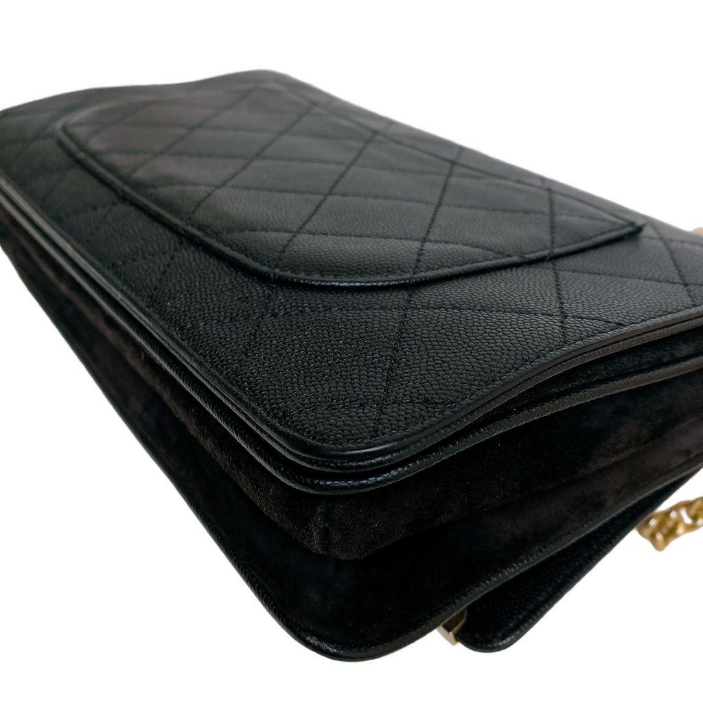 CHANEL LADY COCO FLAP BAG  IN BLACK