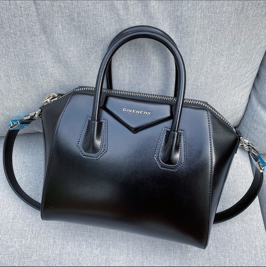 Givenchy Black Leather Small Antigona Bag