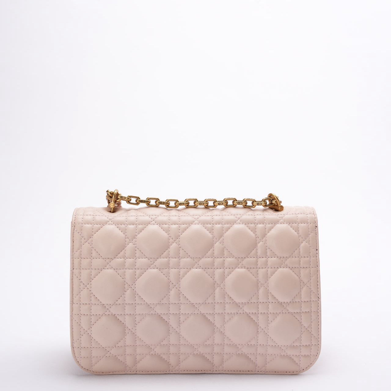 Christian Dior Pink Small Flap Shoulder Bag Lambskin 2017