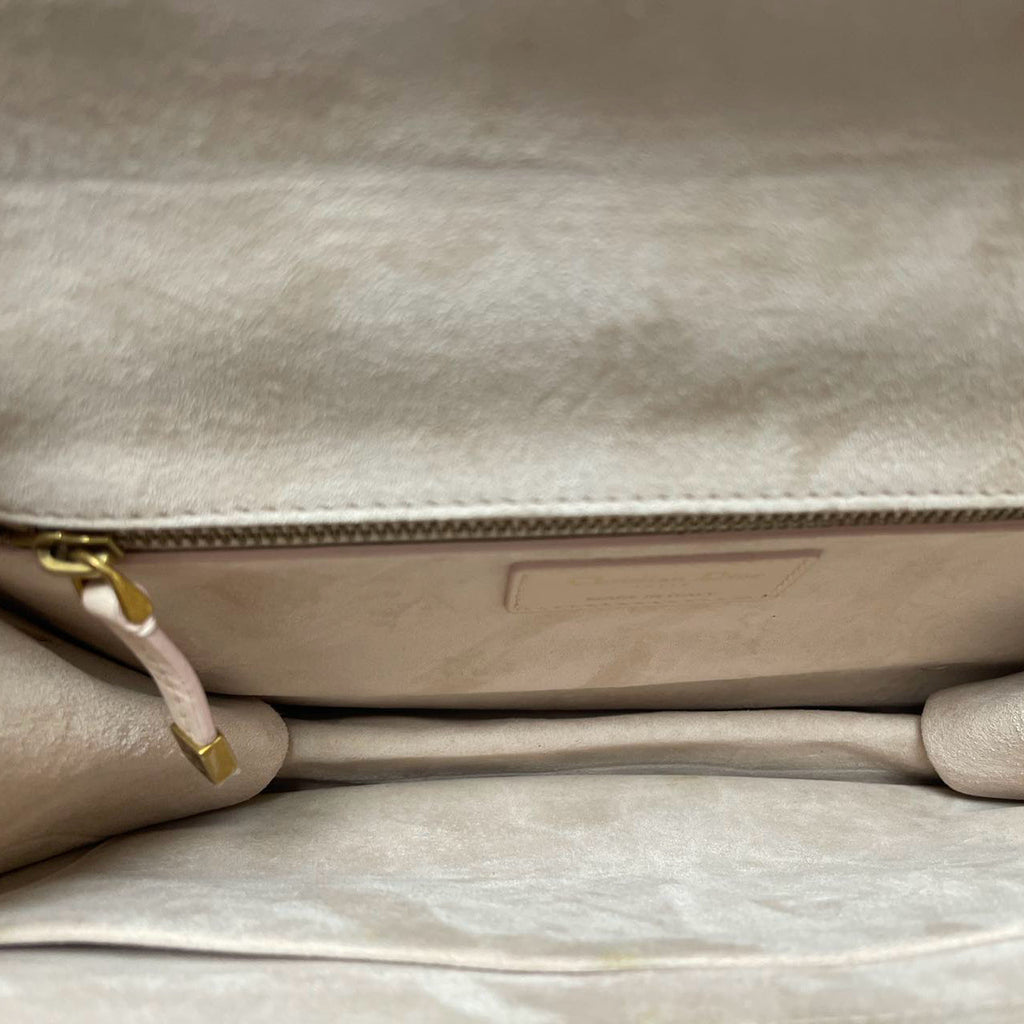 Christian Dior Pink Small Flap Shoulder Bag Lambskin 2017