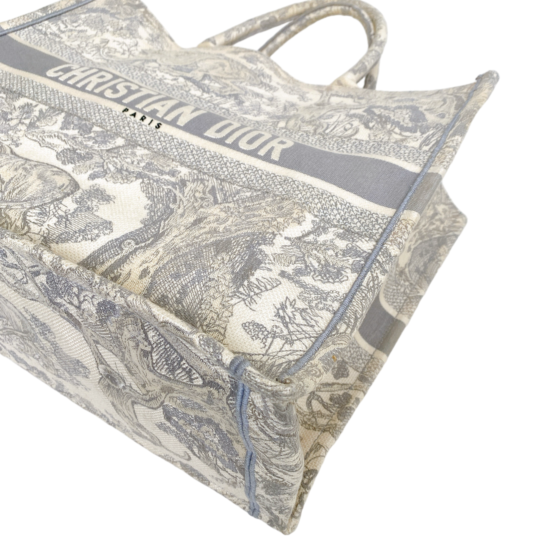 DIOR BOOK TOTE  LARGE IN GRAY
