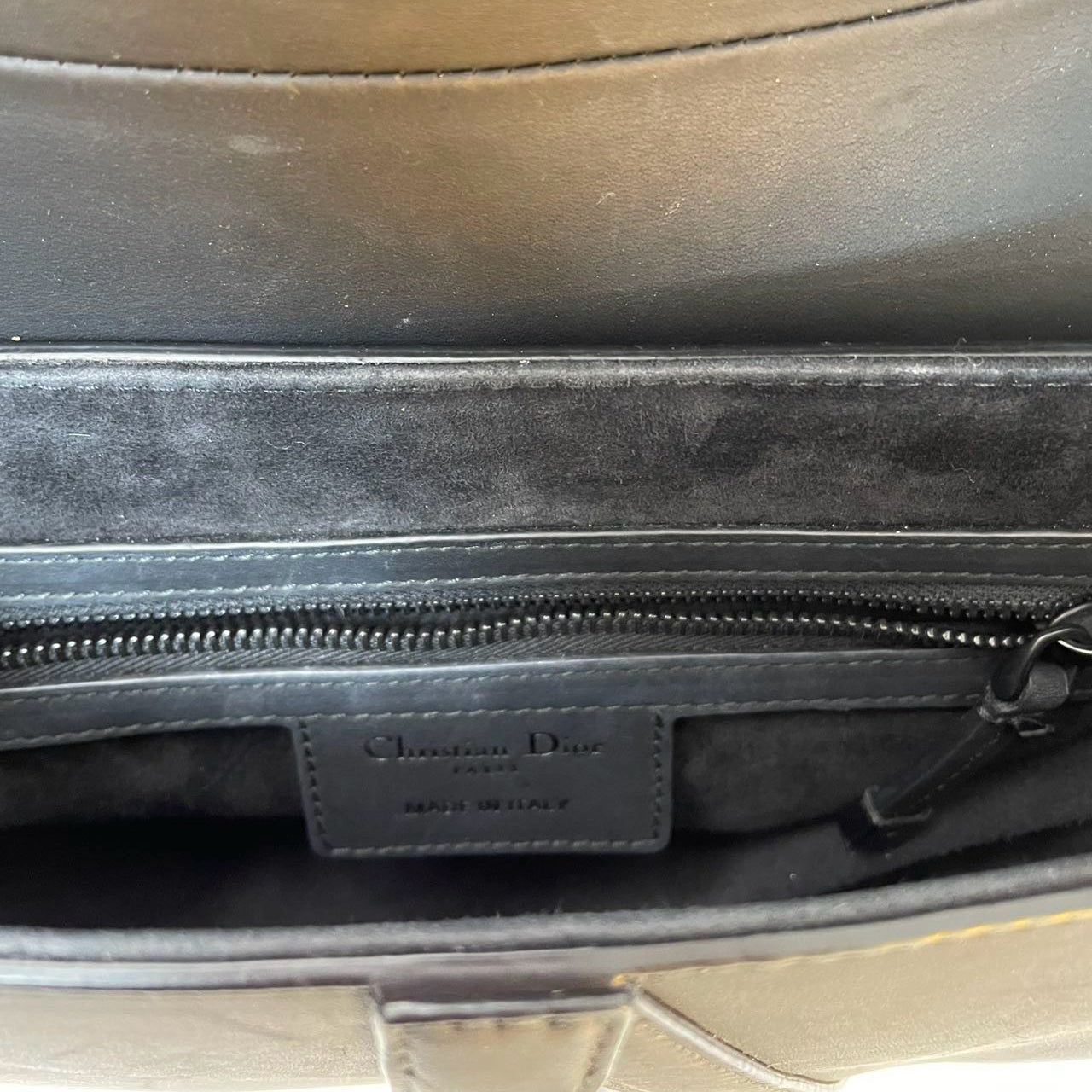 Christian Dior Saddle Bag Black Ultramatte 2022