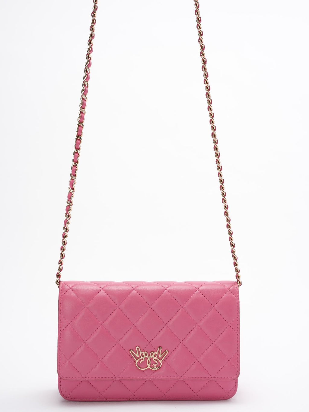 Chanel Wallet on Chain (woc) Bag Pink Emoticon