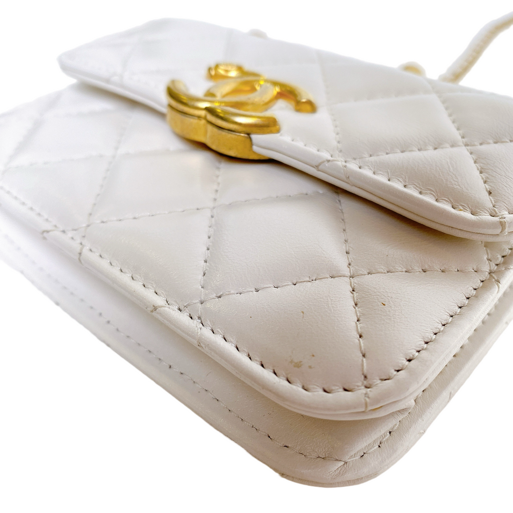 CHANEL WHITE MINI