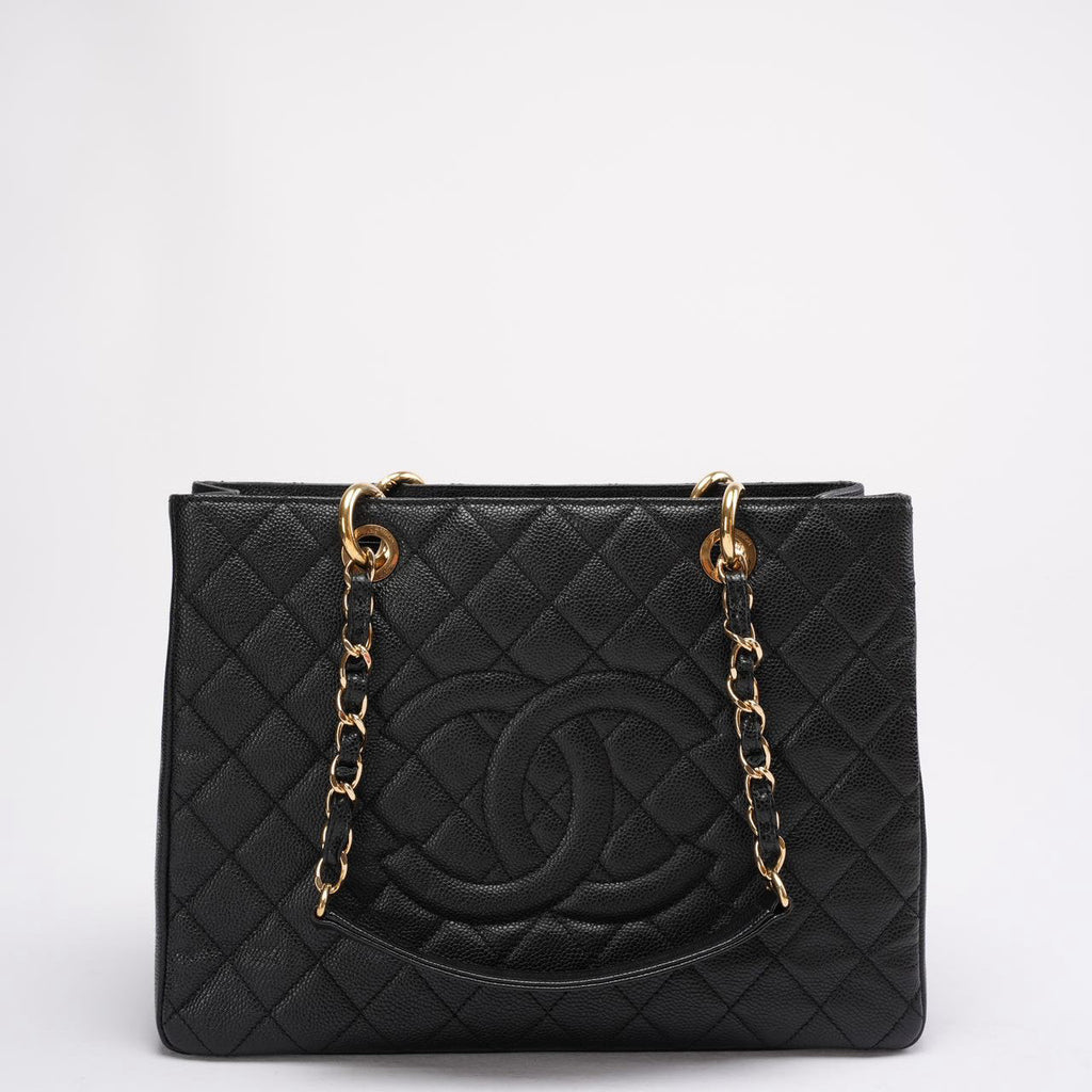 Chanel Shopping Tote GST Caviar Black  2013