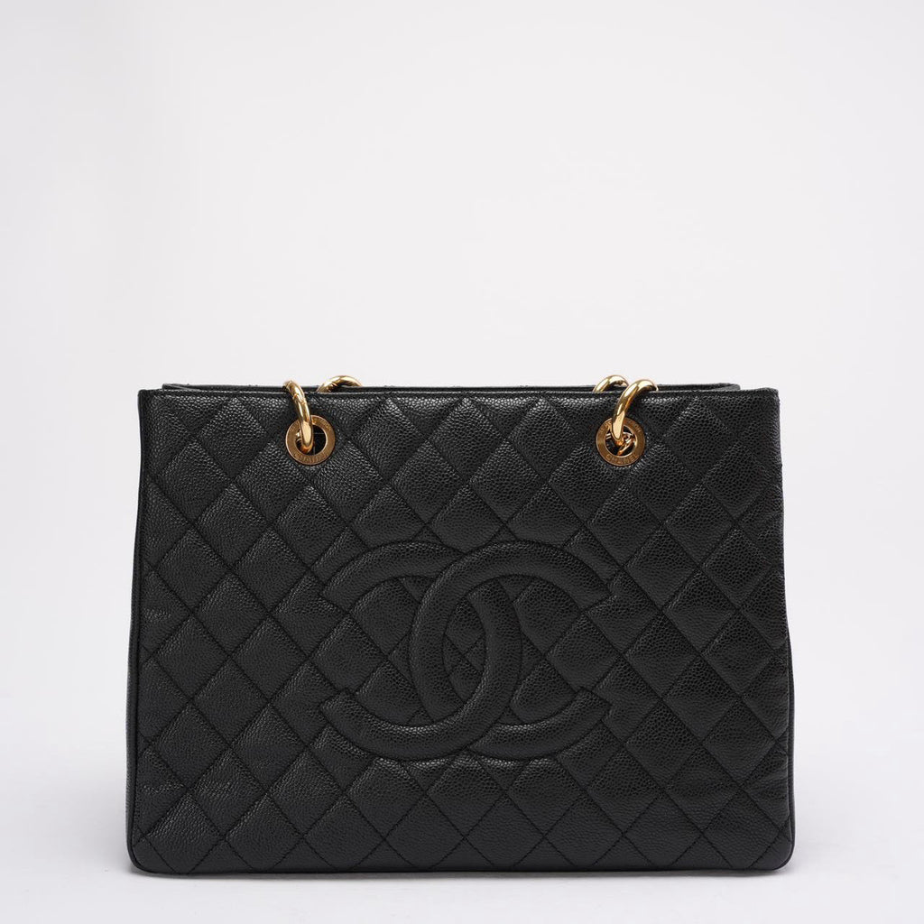 Chanel Shopping Tote GST Caviar Black  2013