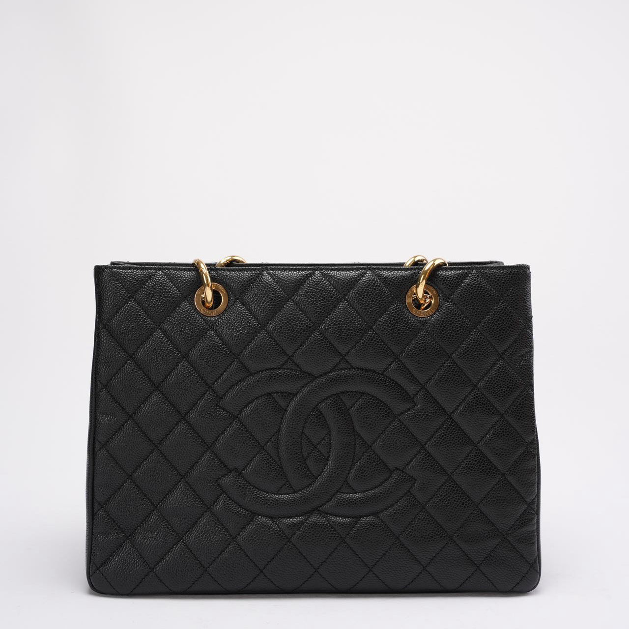 Chanel Shopping Tote GST Caviar Black  2013