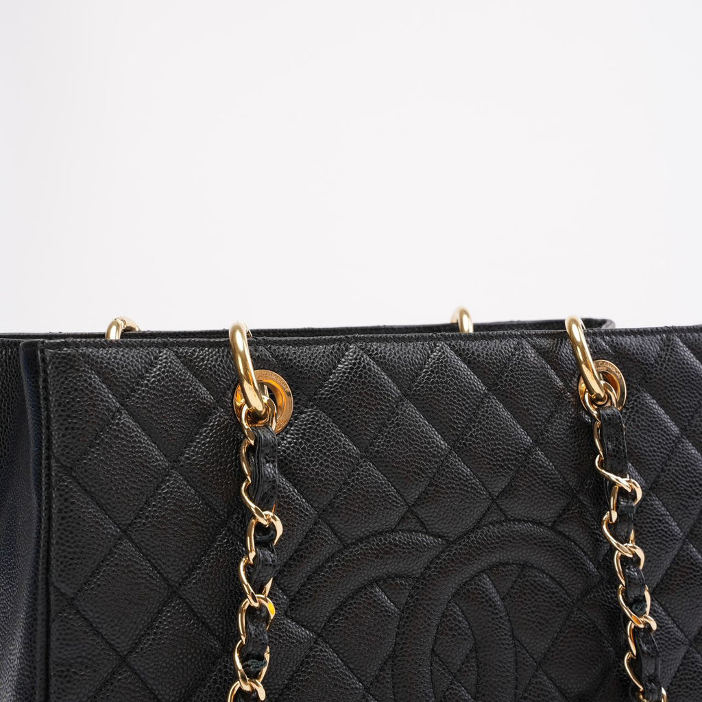 Chanel Shopping Tote GST Caviar Black  2013