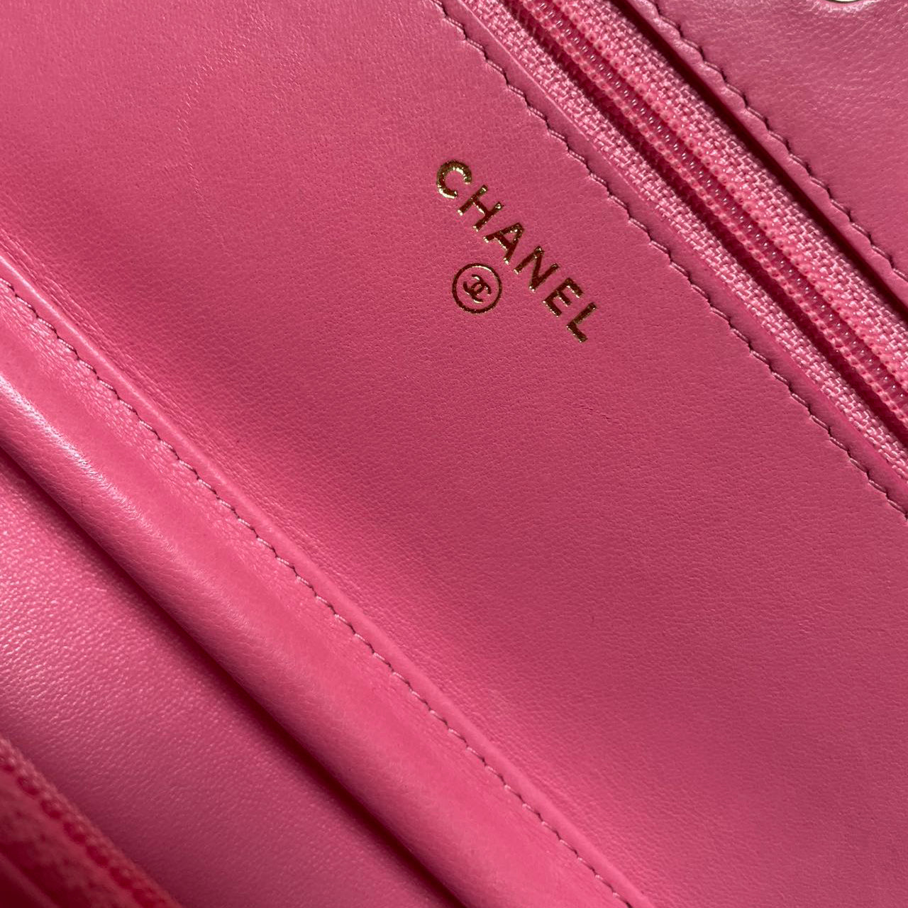 Chanel Wallet on Chain (woc) Bag Pink Emoticon