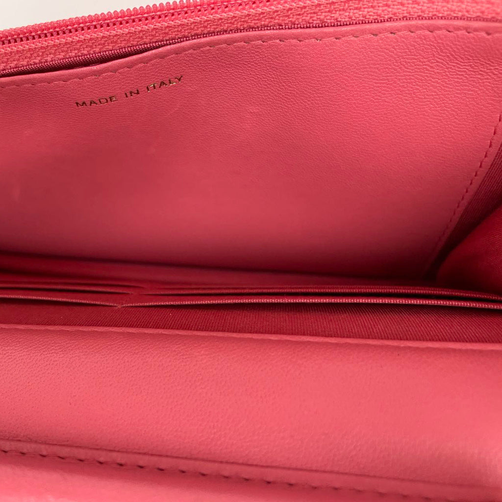 Chanel Boy Wallet on Chain (woc) Pink