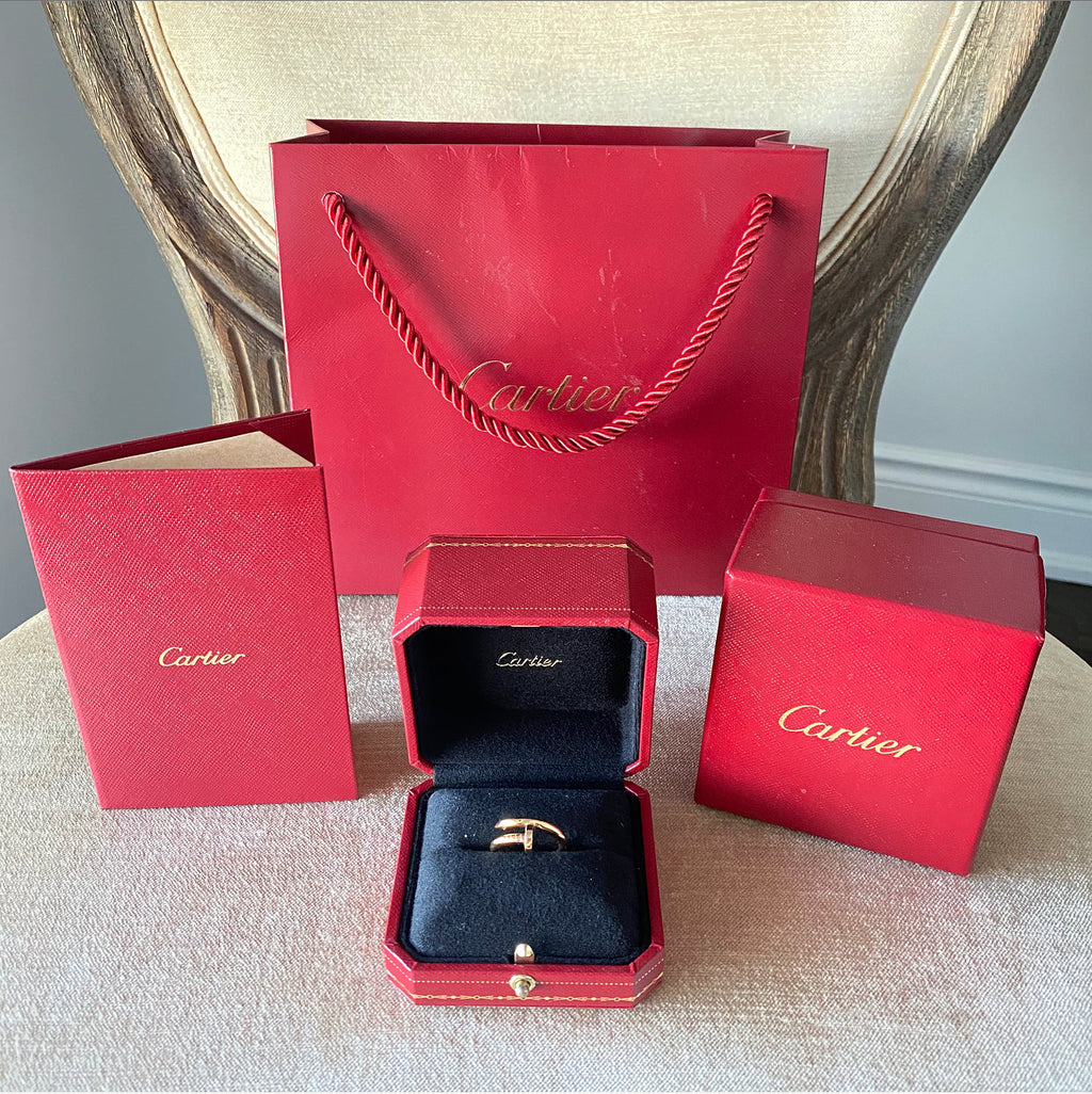Cartier 18k Rose Gold Juste un Clou Nail Ring - 52 / USA 6
