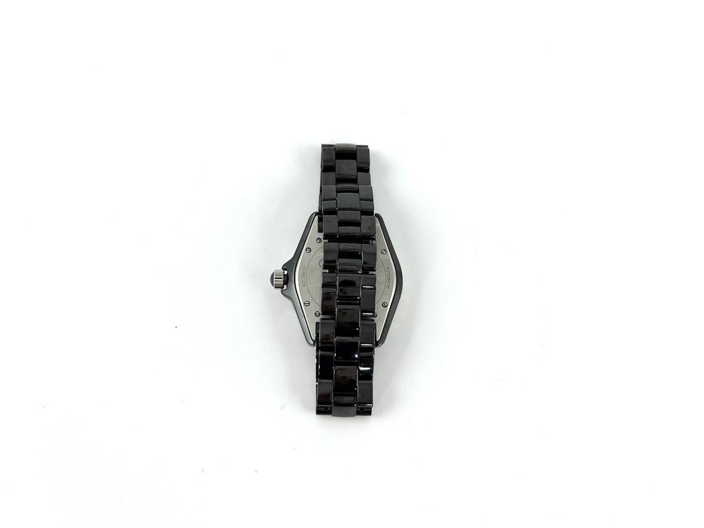 CHANEL J12 38mm Black Ceramic Diamond Automatic Watch
