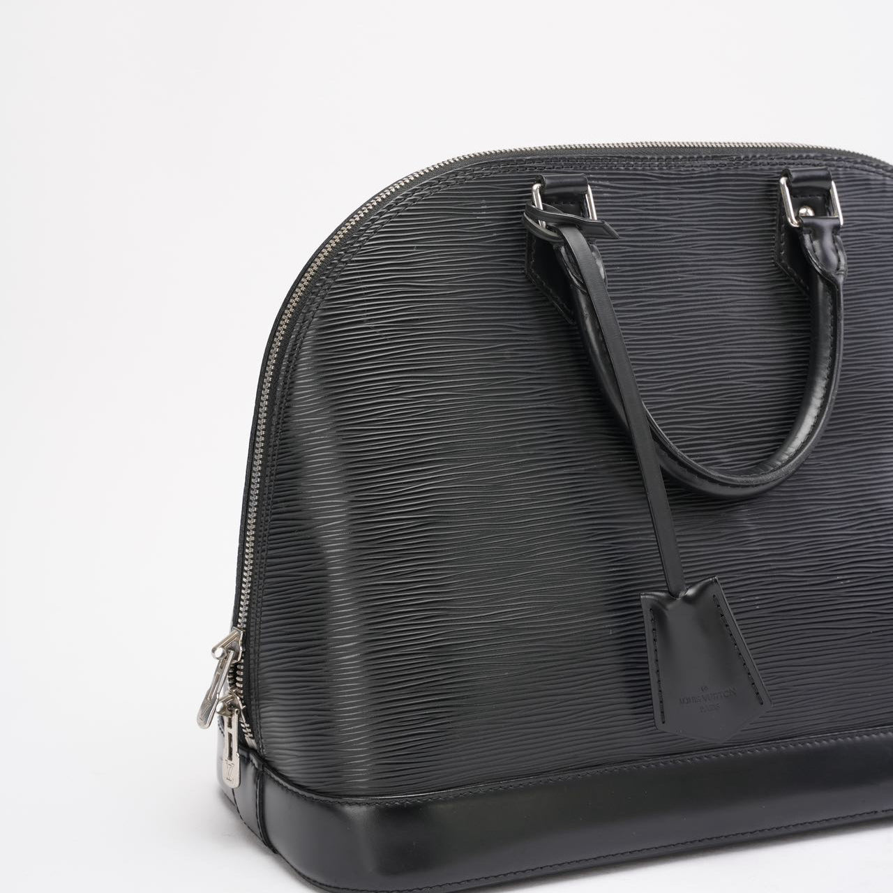 Louis Vuitton Black Epi Leather Alma MM Bag 2014