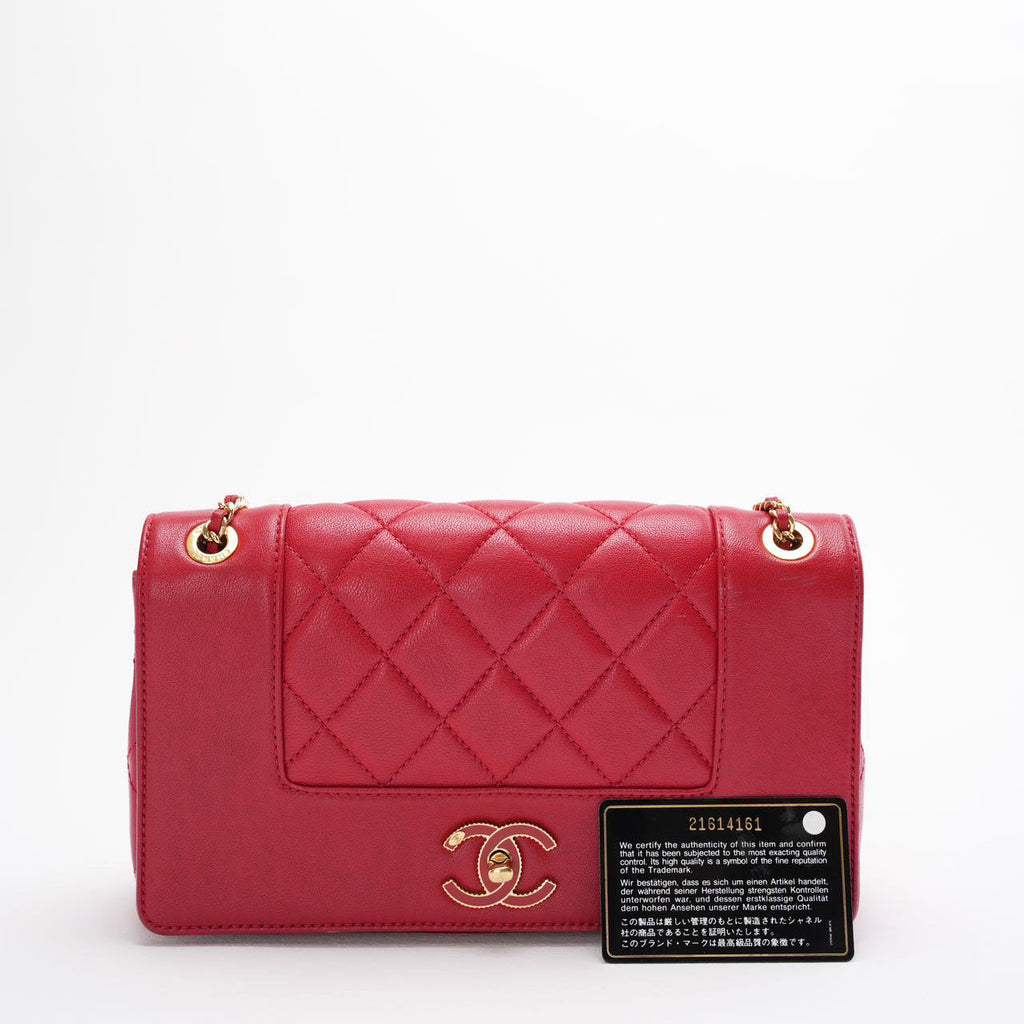 Chanel Mademoiselle Flap Bag Red