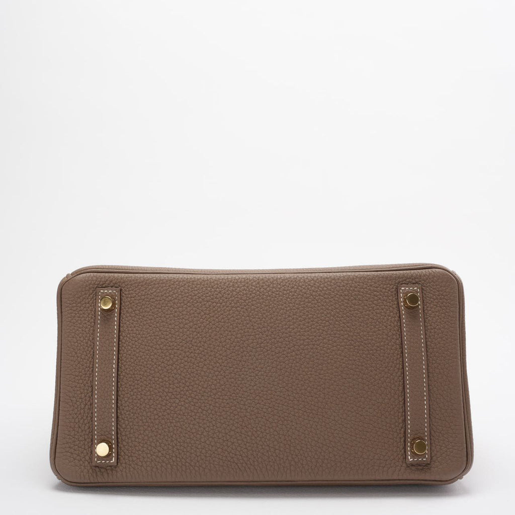 Hermes Birkin 30cm Sellier Bag Etoupe Togo Leather