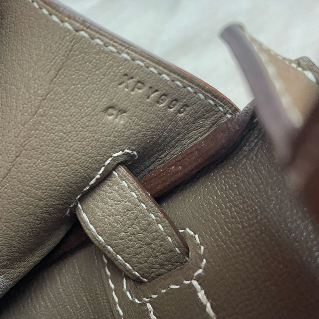 Hermes Birkin 30cm Sellier Bag Etoupe Togo Leather