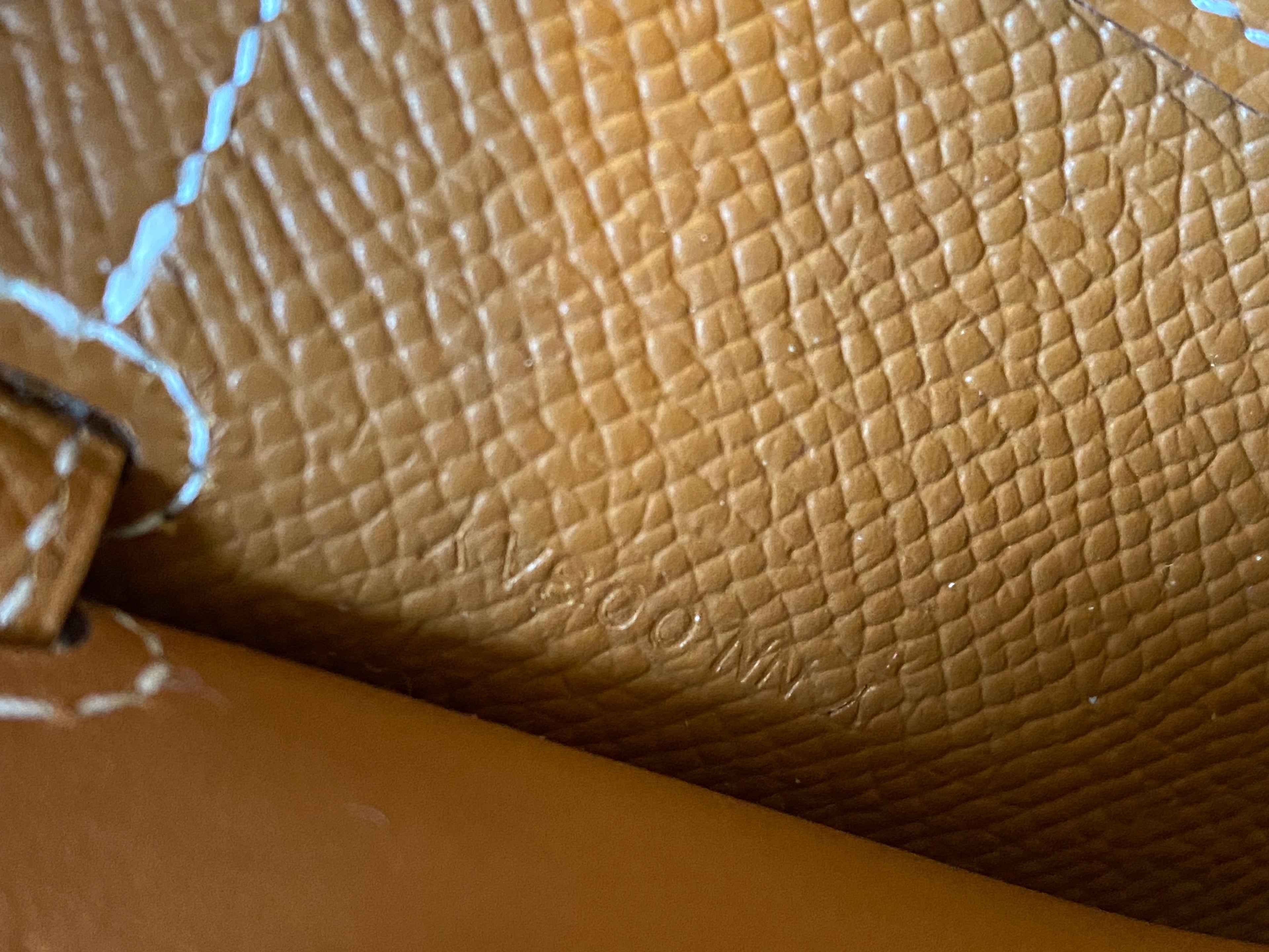 Hermes Kelly To Go Wallet Gold Epsom GHW