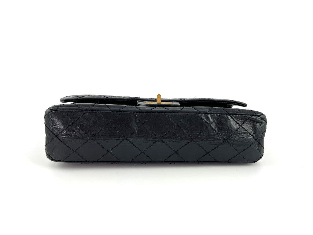 CHANEL Black 225 2005 Reissue 2.55 Leather Crossbody Bag