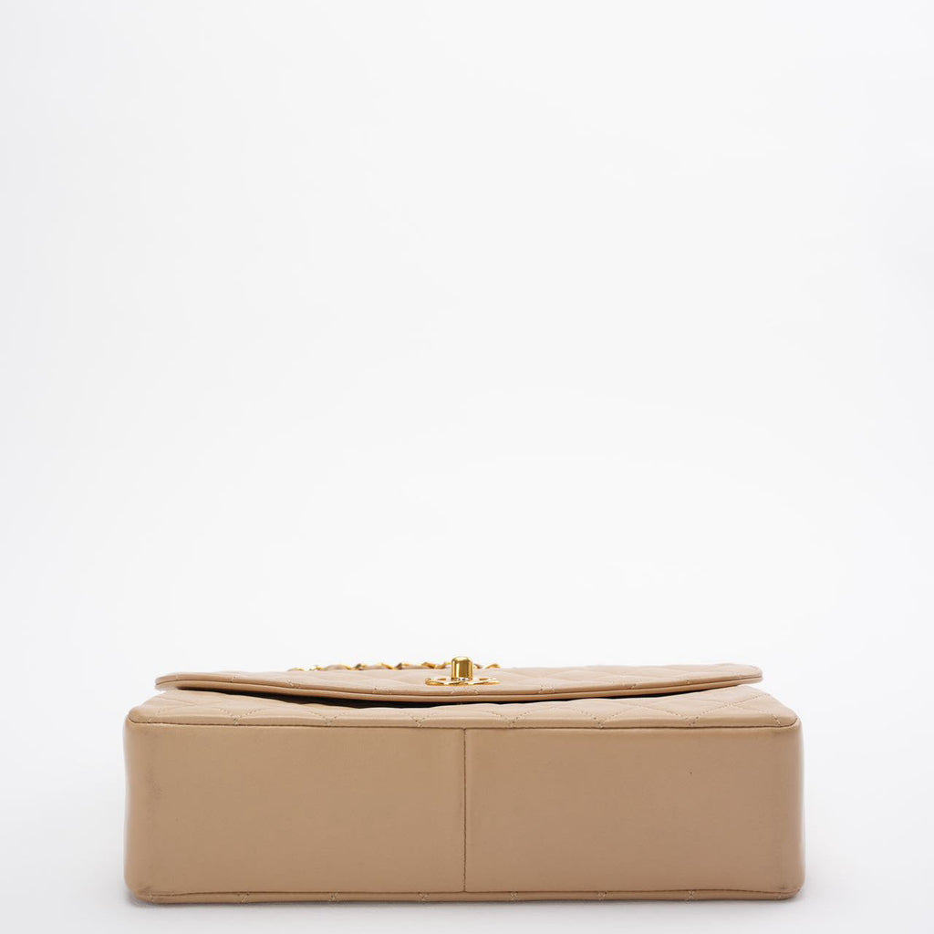 Chanel Beige Vintage Timeless Trendy Flap Bag 2011-2012