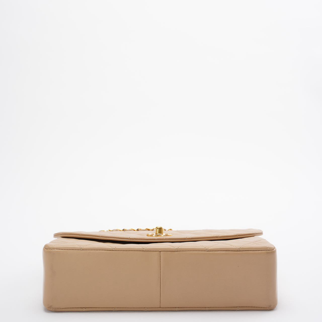 Chanel Beige Vintage Timeless Trendy Flap Bag 2011-2012