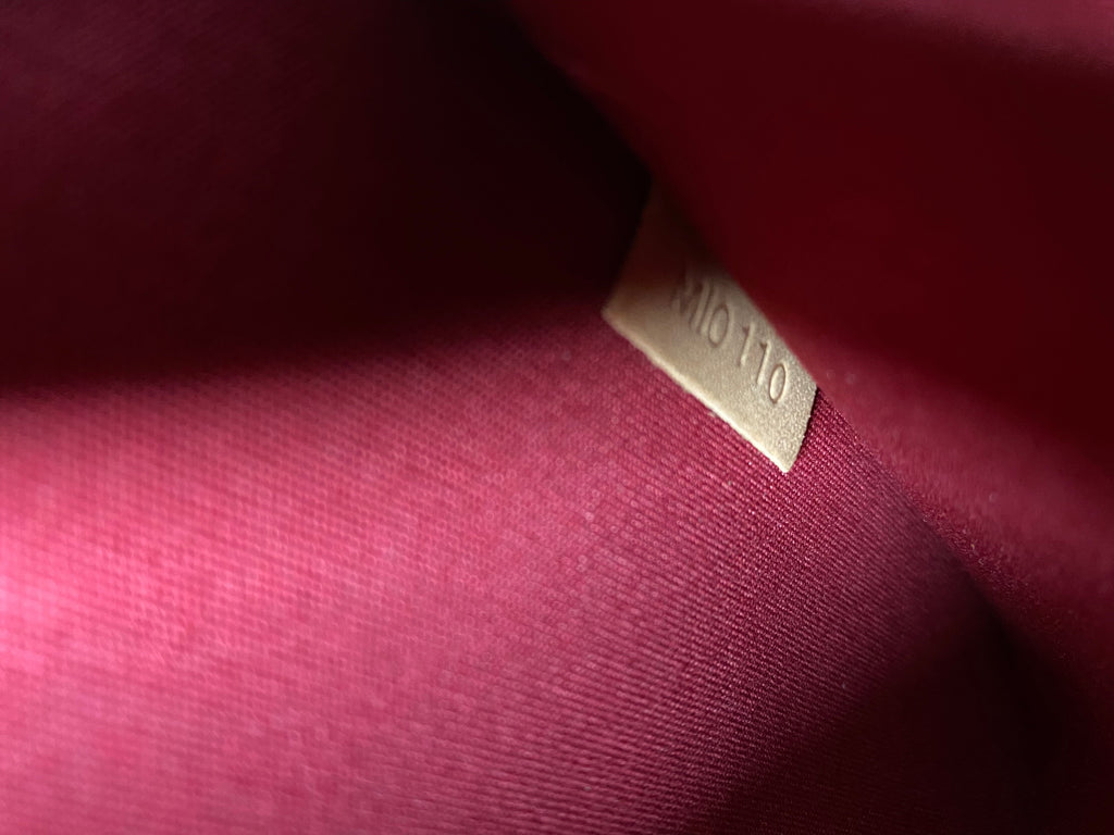 Louis Vuitton Red Vernis Pomme D'amour Alma GM Bag
