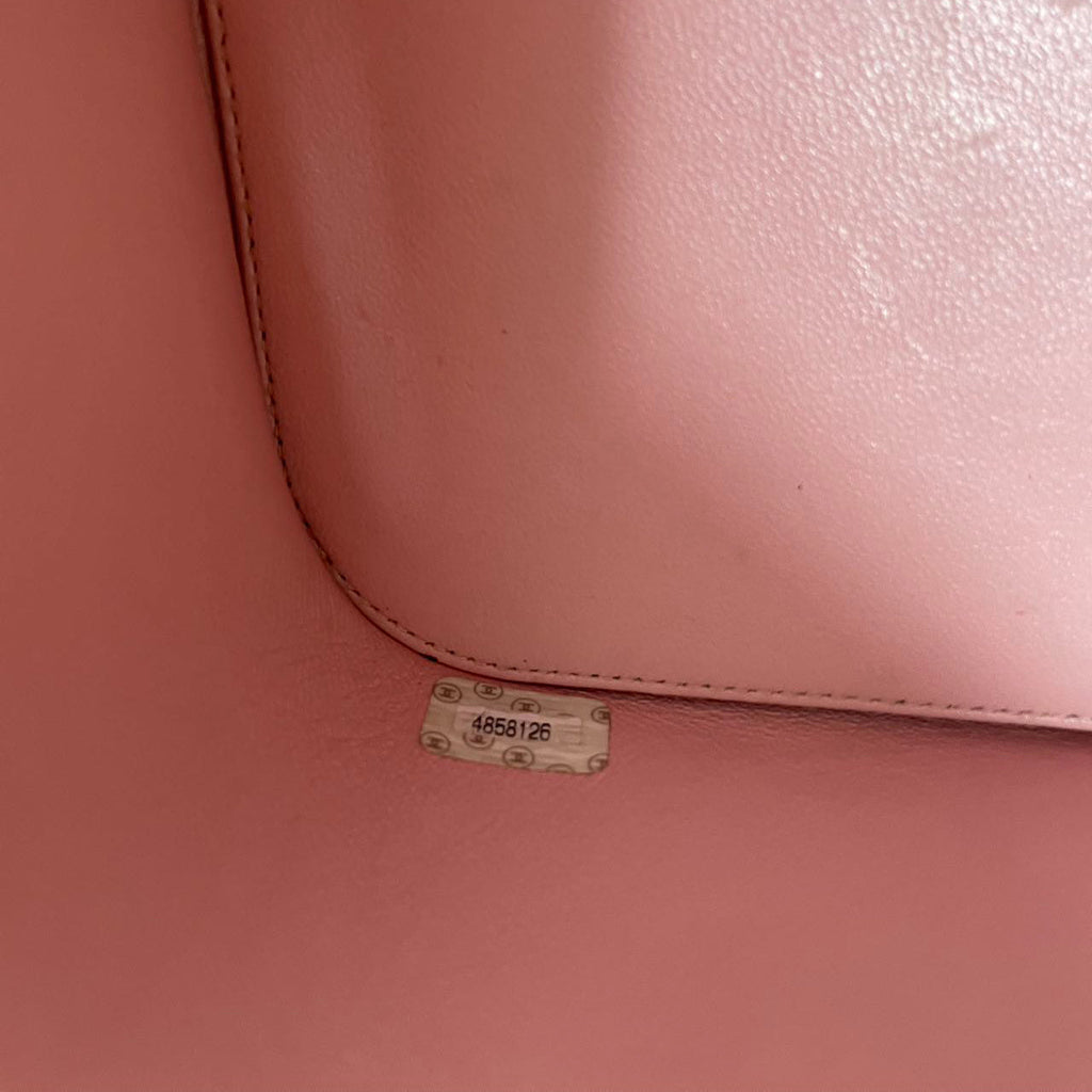 Chanel Vintage Vanity Case Barbie Pink Big Cc Logo
