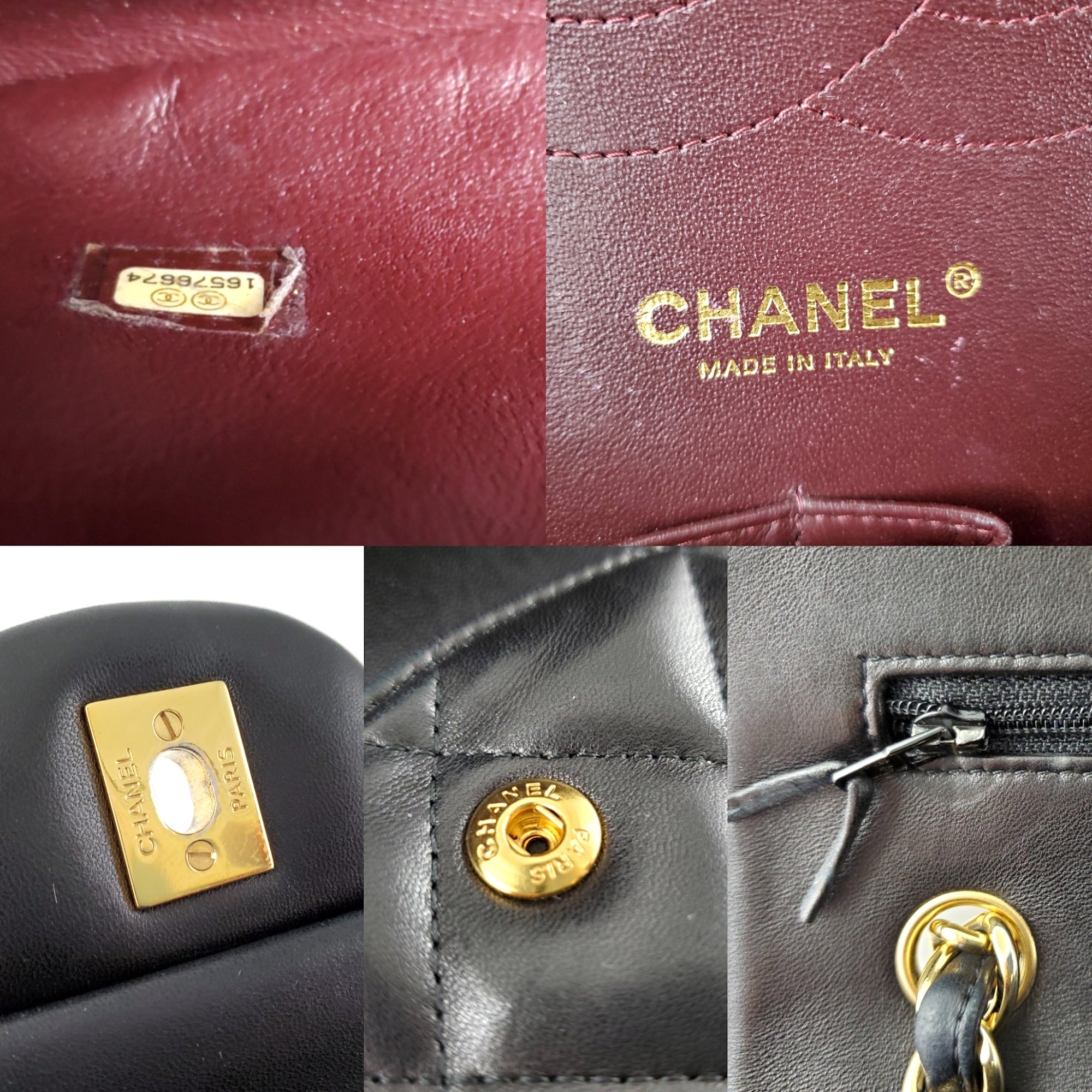 CHANEL Lambskin Quilted Gold Hardware Jumbo Classic Double Flap Bag