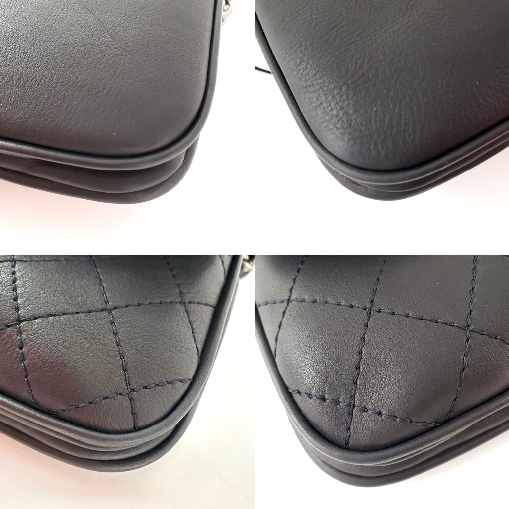 CHANEL Black Paris-Dallas Fringe Saddle Messenger Bag