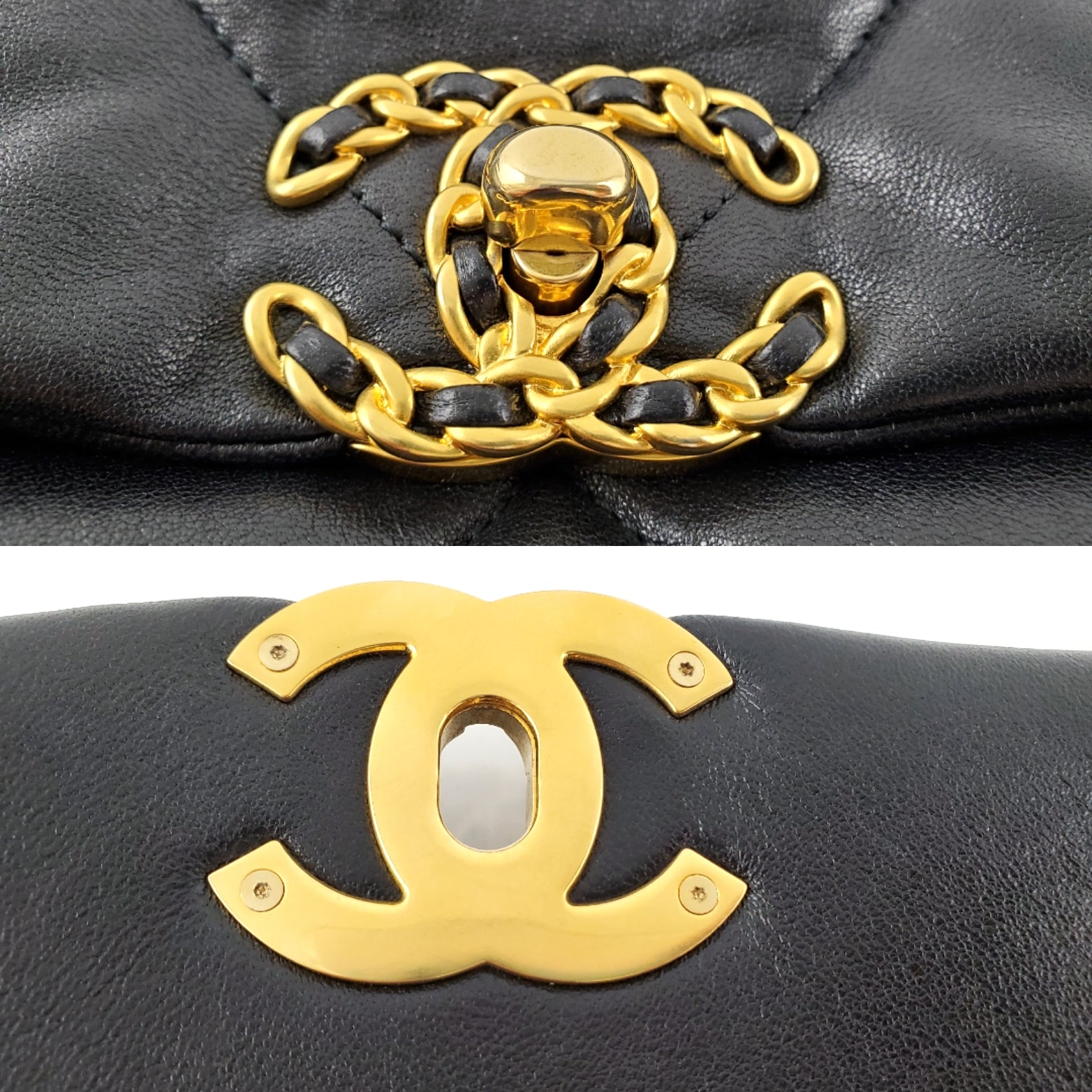 CHANEL 19 Maxi Goatskin Quilted 2020 Chain Shoulder Bag