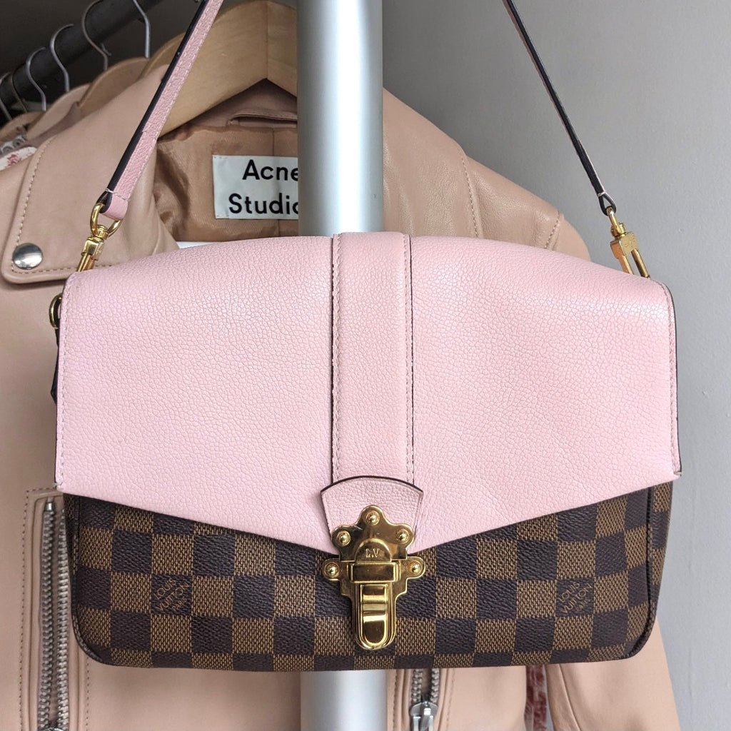 Louis Vuitton Clapton PM Damier Ebene Canvas Bag