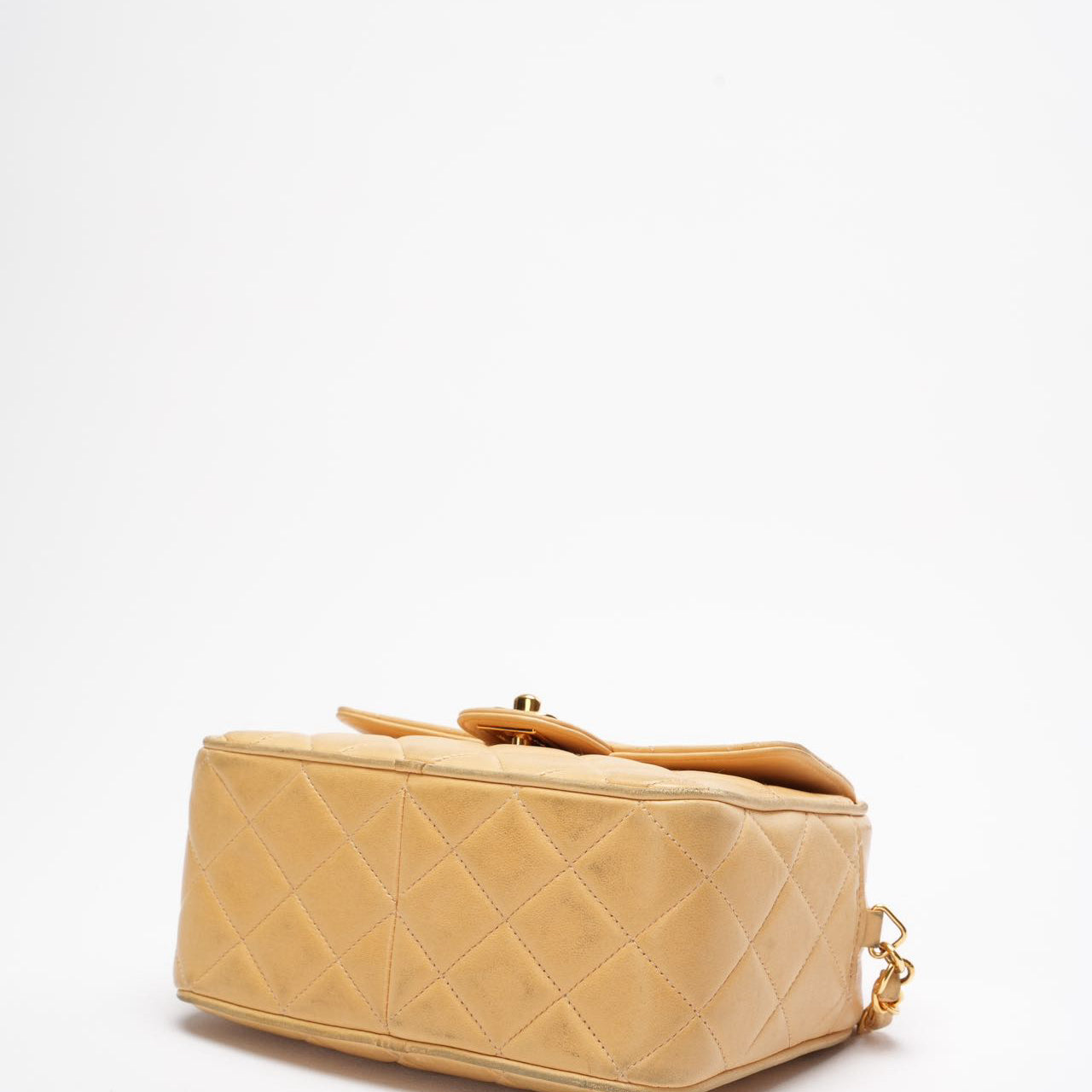 Chanel Vintage Camera Bag Beige 1990s